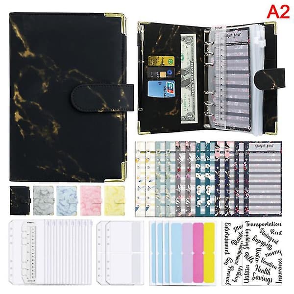 A6 Budget Binder Kontantkuvert Planner System Organizer Med Budget Pengar Kuvert A5
