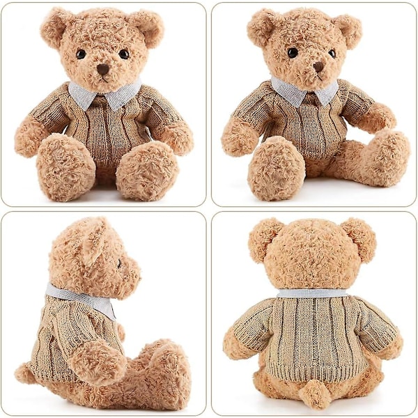 Teddybjørn 30cm Teddybjørn Plysjdukke Kawaii Bjørn Kosedyr Plysj Teddybjørn Søt Kosedyrleke