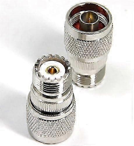 2-pack N-hane till UHF-hona SO239-adapter