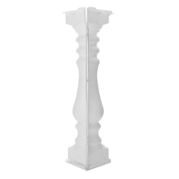 Romersk pelare Form Balkong Trädgård Pool Staket Cementräcke Gips Betong Form Kolumn Form Guardr White