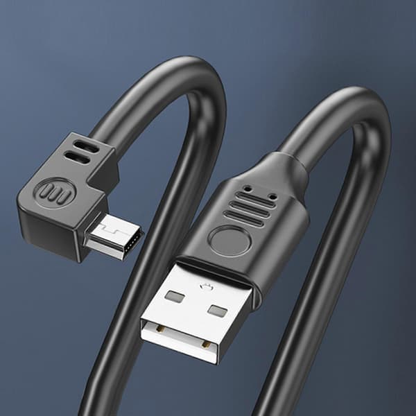 30-500cm 30Mbps Datakabel USB til USB Kabel USB Han til Han Ladekabel med On Off til USB Ventilator Telefon 2m left