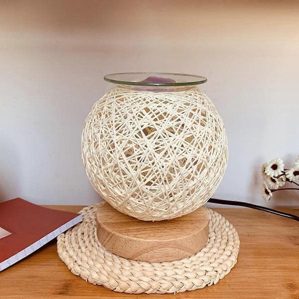 Aroma Elektrisk Vokssmelter 3D Aroma Lampe Æterisk Oliebrænder Lys Aromaterapi Diffuser Natlys Stik