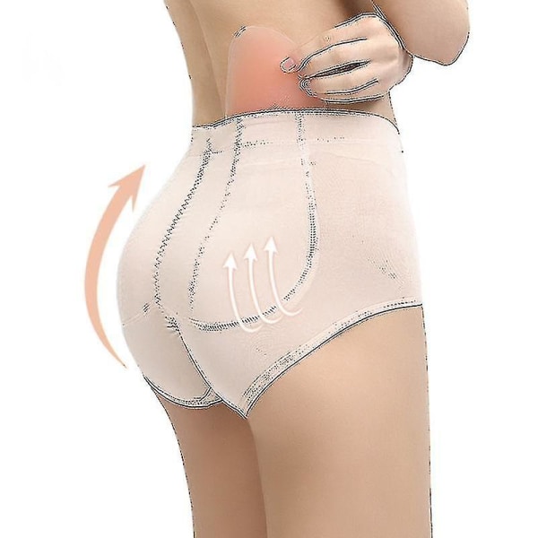 Forbedr dine kurver med silikonepolstrede numseløftebukser til kvinder/bl S