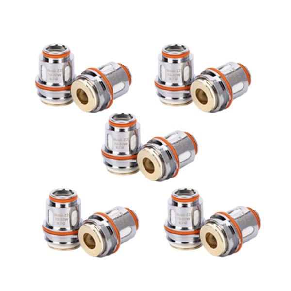 10 stk. Z-serie udskiftningsnet spole Z2 KA1 0,2Ohm til spoler Silver