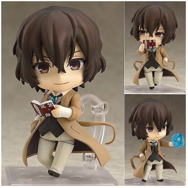 Bungo Stray Dogs Osamu Dazai Nendoroid -toimintahahmo, vaihdettavat kasvot, PVC-pöytäkoriste, syntymäpäivä- ja joululahja 657