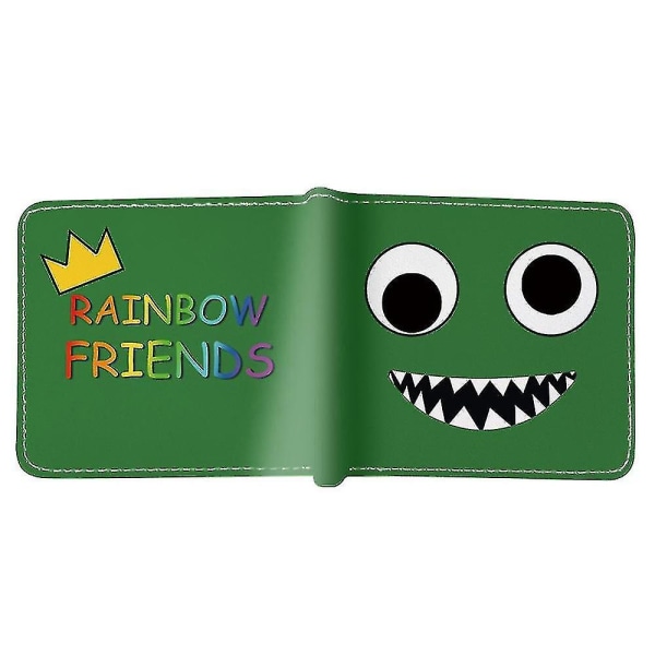 Rainbow Friends Print Lommebok Kortholder Myntpung Roblox Game Notecase Lommebøker Barnegave