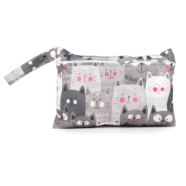 Baby Toiletry Bags Mommy Diaper Organizer Waterproof Reusable Wet Dry Bags TD1107-14