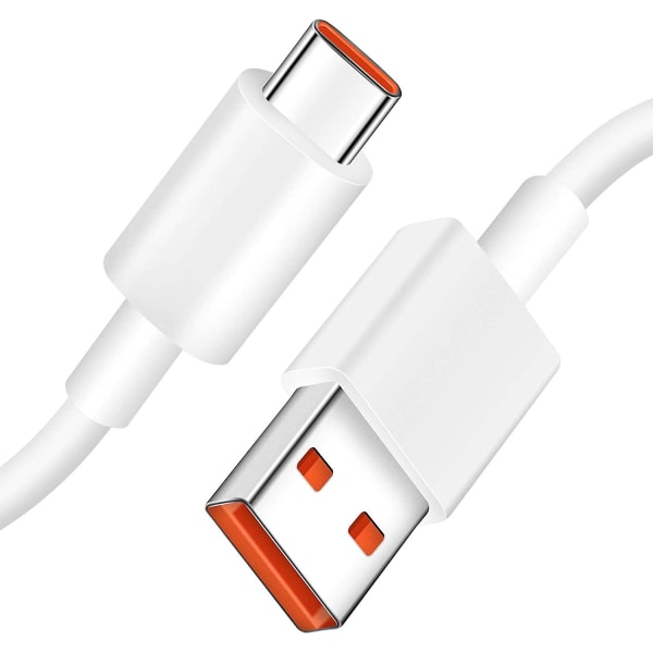 Snabbladdning USB C-kabel för Heilwiy Redmi Note 10 Pro USB Type C-kabel 5a Turbo Charge