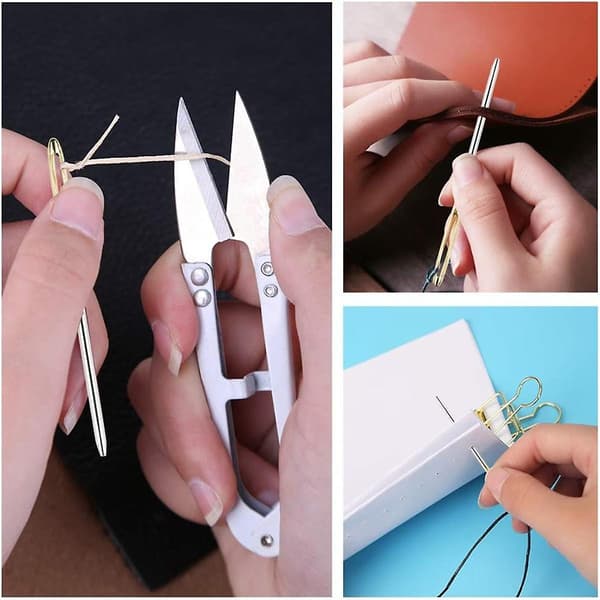 Bonefolder-sett, bonefoldere, markører, bokbindingssett, for bokbinding, papirhåndverk, quilting As Shown