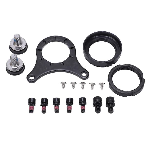 Stål installasjon skrue mutter pakning montering for Bafang Mid Motor BBS01 BBS01 BBSHD