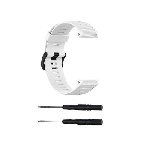 Silikonarmbånd for Garmin Forerunner 945 White
