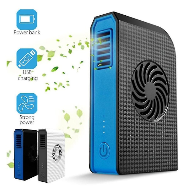 Liten Personlig Fläkt 6000mah Powerbank Laddningsbar Usb-fläkt Bärbar Laddare Handhållen Sommarfläkt Bladfri Fläkt