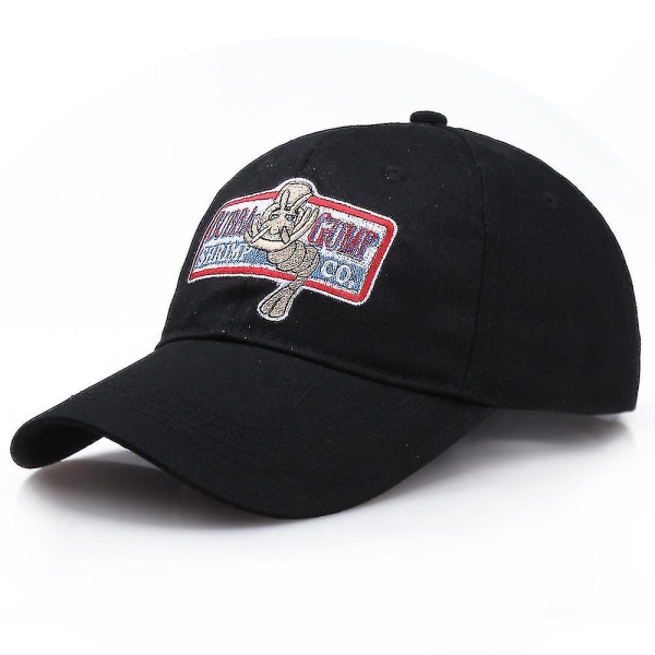 1994 Bubba Gump Shrimp Co. Justerbar baseballkasket til kvinder Mænd Unisex Forrest Gump Trucker Hat Black