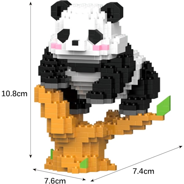 Mini panda rakennussarjat Rakennussarjat Mini Panda -palikat Mini rakennussarjat Mini eläinrakennussarjat Lahjat aikuisille lapsille