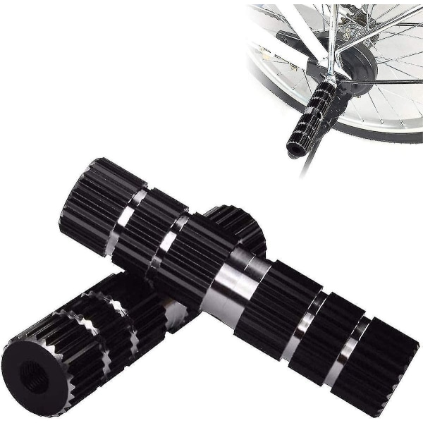 Halksäkra cykelpinnar i aluminiumlegering, Bmx-pinnar, Cylindriska fotpinnar för Bmx-cyklar, Mountainbikepinnar, Heavy Duty Aluminiumlegering, För Bmx-stunts, Cycli