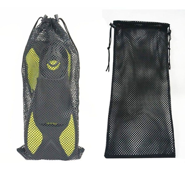 Mesh Pouch Snøring Bag Nylon Pustende Oppbevaringssekk Utendørs Dykking Snorkling Finner Fottøy Tørr Og Våt Separasjon Tilbehør