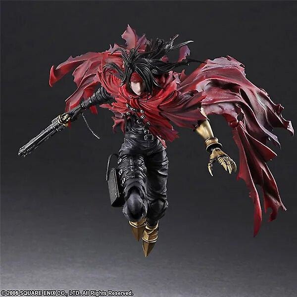 Kai Pa Play Arts Dirge Of Cerberus Final Fantasy 7 Vincent Felhunter Samlarbar actionfigur Leksaker no retail box