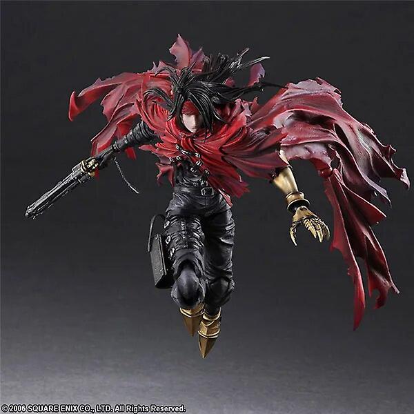 Kai Pa Play Arts Dirge Of Cerberus Final Fantasy 7 Vincent Felhunter Samlarobjekt Actionfigur Modell Leksaker with retail box