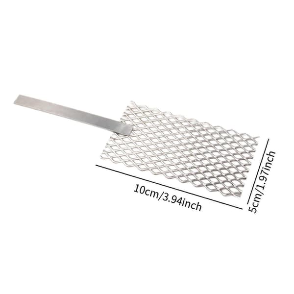 Platineret Titaniumnet Titanium Anode Smykkeplating Værktøjsgitter til 5cmx10cm With handle