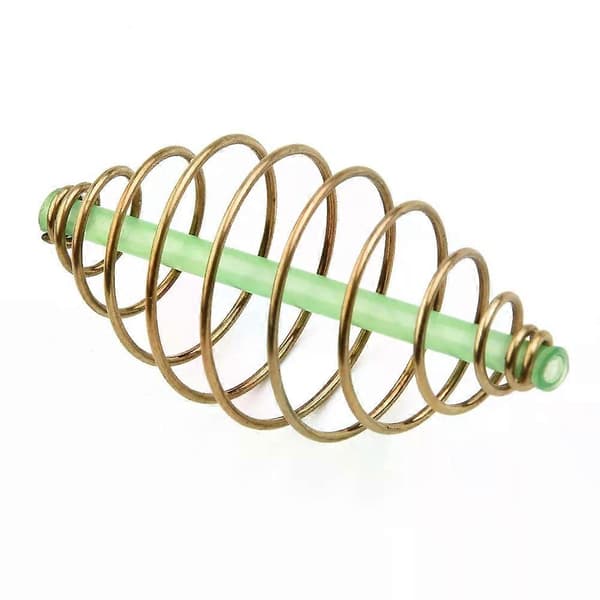 10 stk. 2/3/4/5 cm karpefiskeri fjederfoder fiskeagnbur til karpefiskeri fersk- og saltvand inline metodefoder tilbehør