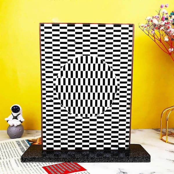 3D Illusion Effekt Silikoneform Charms Forme Ornament Støbeforme DIY Håndværk Hvid White