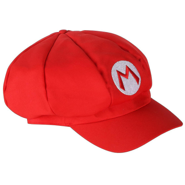 Trixes-paket med 2 Mario- och Luigi-hattar Röda och gröna kepsar för videospelstema