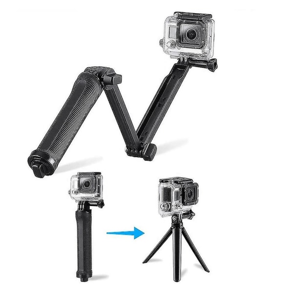 Vattentät Selfie Stick Stativ Flytande Handgrepp Monopod Stång För Hero 10 9 8 7 6 5 Action