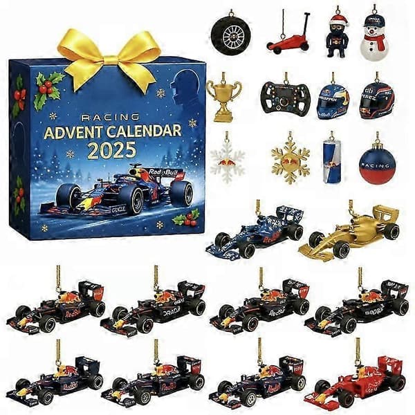 F1 Julekalender Julegave Racing Tema Blind Box D