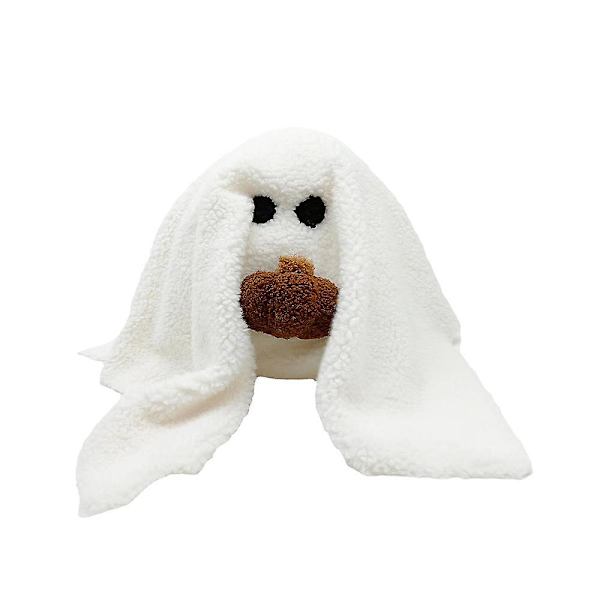 Halloween fest rekvisitter Gus The Ghost med græskar pude plys legetøj, spøgelsesformet pude boligdekoration