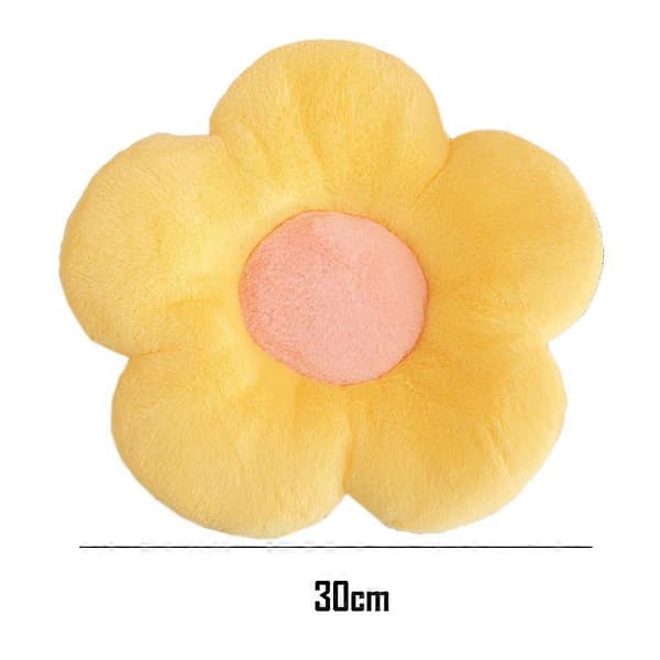 Blomkudde Söta kuddar Sittdyna Blomkudde yellow