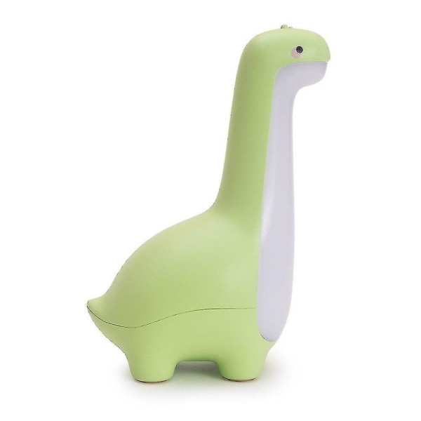 Söt Dinosaur Nattlampa Led Bords Nattlampa För Barn USB Uppladdningsbar Baby Sovtimming Ljusgrön