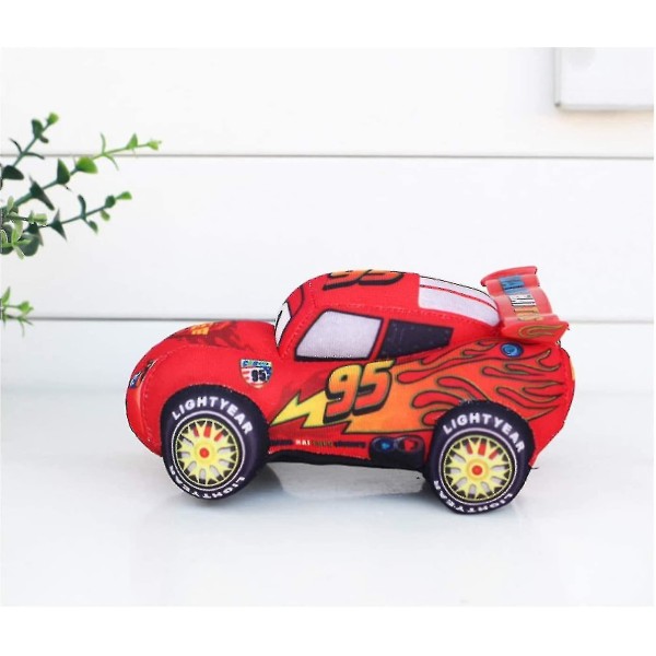 Racing Story Doll Lightning Mcqueen nr. 95 Bilmodell Plysjleke Til Barn Plysj Bildukke 17cm Hy