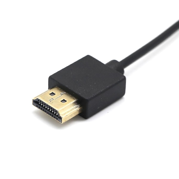 Hdmi 1.4 hane till Usb 2.0 hane adapterkontakt laddningskabel black