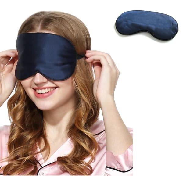 Silkkiset unimaskit, 2 kpl, tummansininen