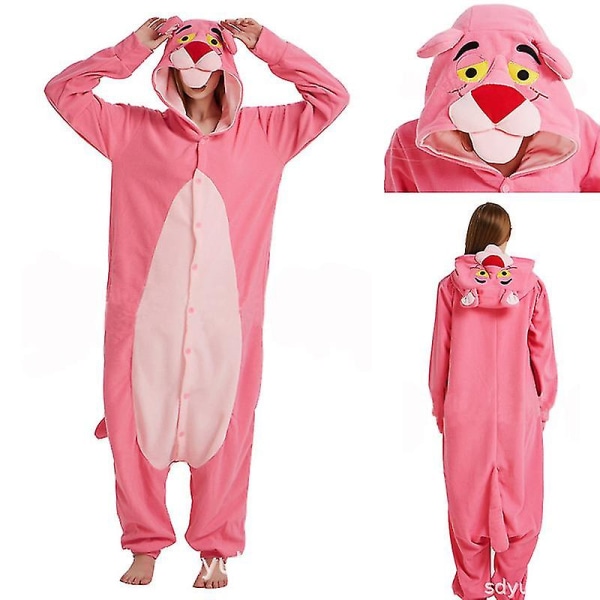 Pink Panther Pyjamas Animal Onesie Unicorn Pyjamas Pegasus Costume Kigurumi Pyjamas Halloween Cosplay S