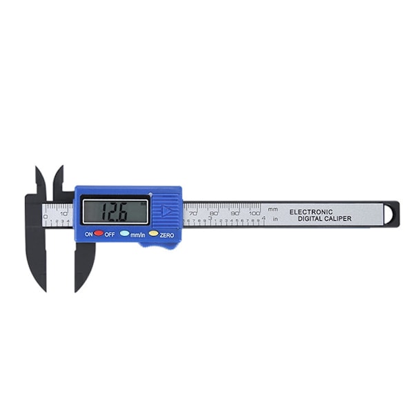 100mm LCD Digital Elektronisk Karbonfiber Vernier Kaliper Gauge Mikrometer