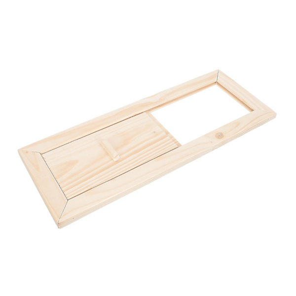 Bastu Träventil Bastu Rum Vent Bastu Ventilation Fönster Bastu Rum Tillförsel Khaki 33X13cm