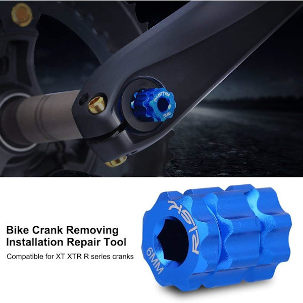 Cykelkrank Fjernelsesværktøj Krank Ekstraktor Aftrækker Værktøj，Bund Cyklus Fjernelse Installation Reparation Værktøj Udskiftning for XT XTR R Serie