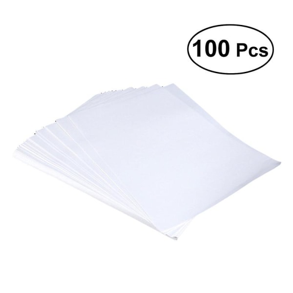 100 stk A4 sublimationspapir White 29.7x21x0.1cm