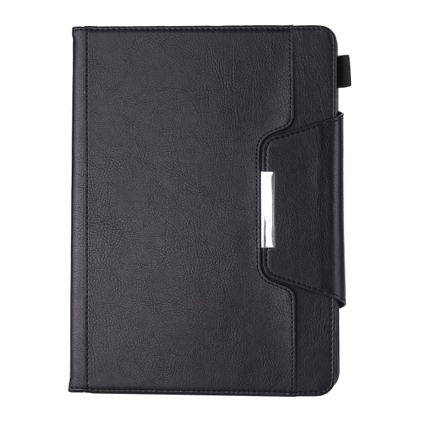 Crazy Horse Lommebokstativ Smart Deksel For Ipad 9,7-tommer (2018)/9,7-tommer (2017)/9,7 tommer (2016)/air 2/air Black