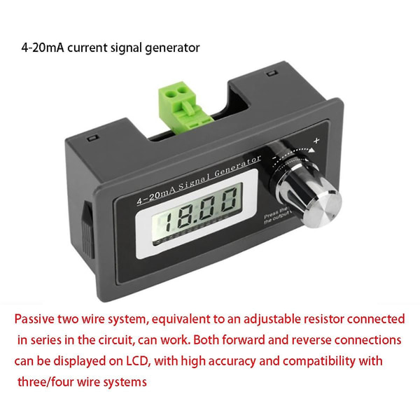 2Pack 4-20MA strømsløyfesignalgenerator 0,01 presisjons totråds PLS-instrument Photo Color