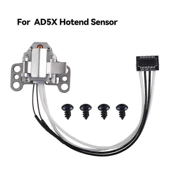 Til Flashforge AD5X Hotend Sensor Termistorer og Varmebestandig Hotend Base til AD5X 3D Printer Dele