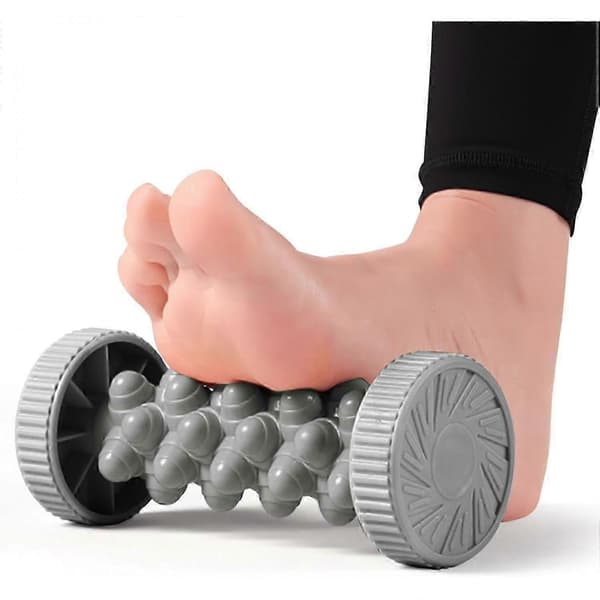 Fodrulle Massager til Lindring af Plantar Fasciitis og Cirkulation Gray