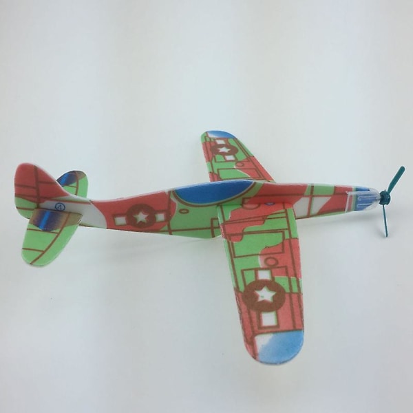 5 kpl tee-se-itse käsinheitto lentävä purjelentokone vaahtolentokone lentokonemalli lasten lelu lahja