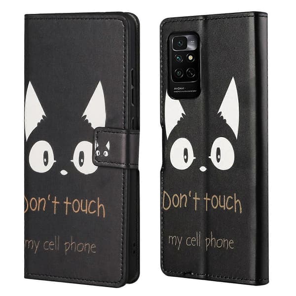 Til Xiaomi Redmi Note 11S 4G/Redmi Note 11 4G (Qualcomm) Mønstertryk PU Læder Pung Etui Stativ