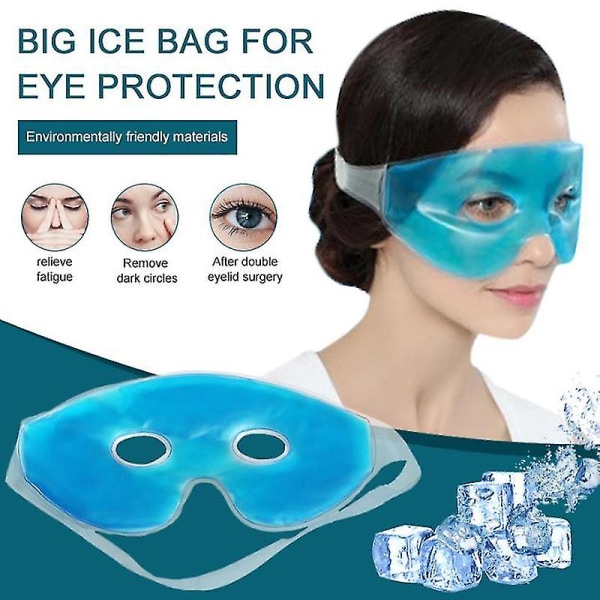 Cooling Ice Eye Mask Relieve Eye Fatigue Eliminate Dark Circles Sleep Eye Care