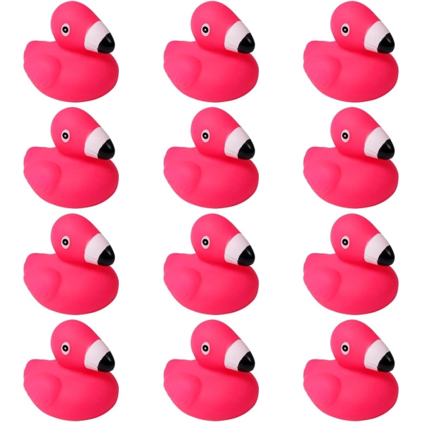 12 kpl Flamingo-kylpylelu, Ankka-kylpylelu Baby Duck-kylpylelu suihkuun Syntymäpäiväjuhlissa Kotisisustus Luokkahuonepalkinnot