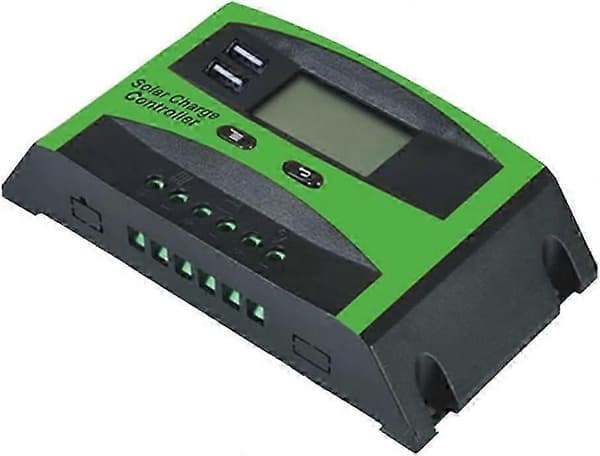MPPT Solar Charge Controller 30A 12V 24V med LCD-display Dobbelt USB og Sikkerhedsbeskyttelse