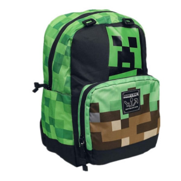Minecraft skolväska grundskoleelever barn skolväska ryggsäck