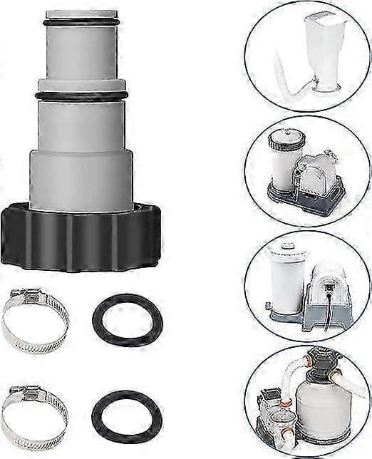 Poolpumpe Slangeadapter 32-38mm til Intex Pool Filtreringssystemer